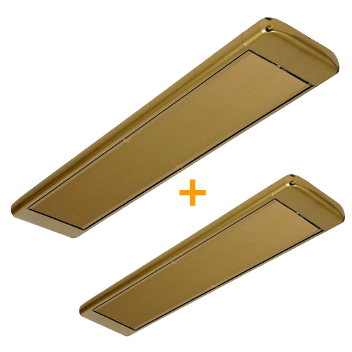 Два инфракрасных обогревателя Almac ИК-5 Сосна